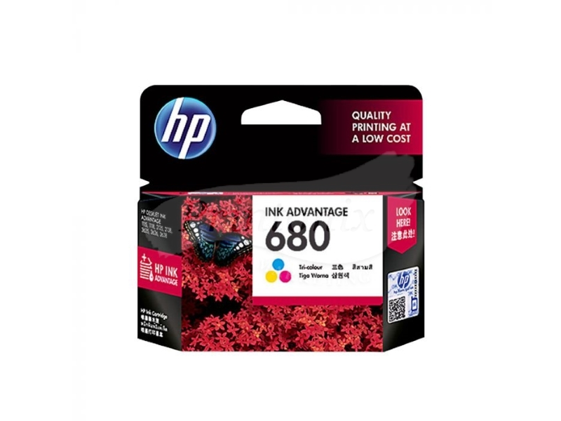 HP 680 Tri-color Ink Cartridge