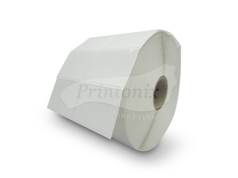 Barcode Label sticker 35mm x 25mm (2 panel (4000pcs/roll) - 10 Rolls FREE 1 Rolls Ribbon