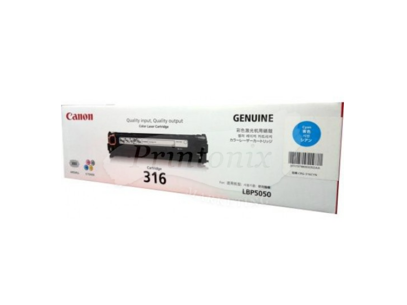 Canon 316 Cyan Original Toner Cartridge