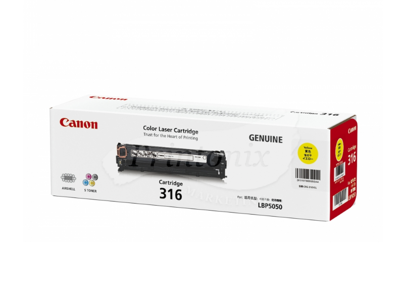 Canon 316 Yellow Original Toner Cartridge