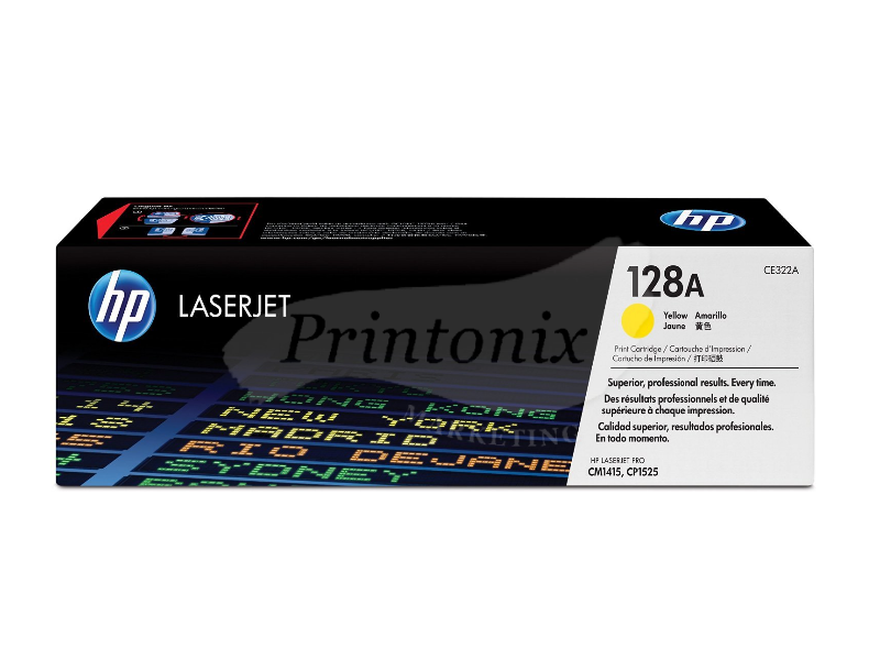 HP CE322A (128A) Yellow Original Toner Cartridge