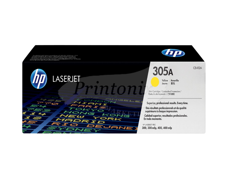 HP CE412A (305A) Yellow Original Toner Cartridge