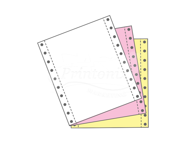 Computer Form 3ply NCR Color (W/P/Y) 9.5x 11 (270Fans)