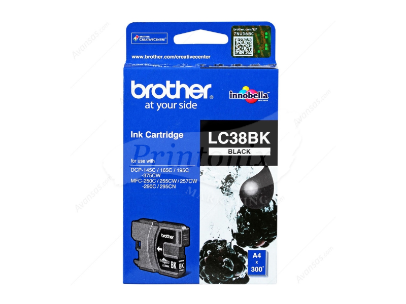 LC 38 Black Compatible Ink Cartridge LC-38  LC38