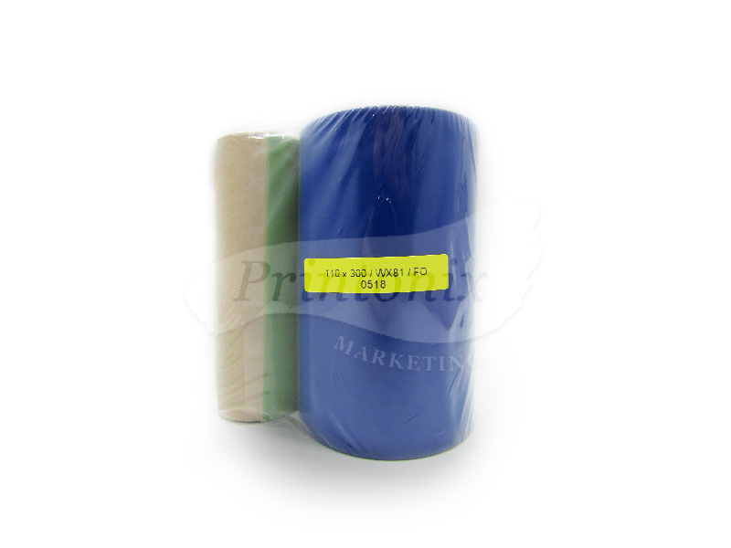 Wax Barcode Ribbon 110MM X 300M