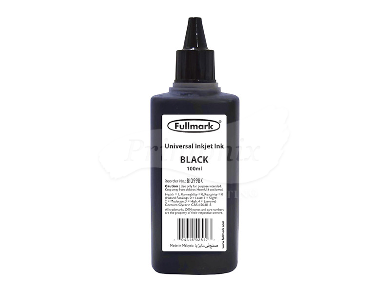 100ML BLACK UNIVERSAL REFILL INK (BI099)