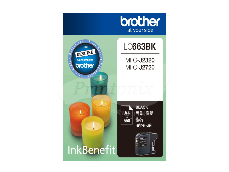 LC 663 Black Ink Cartridge