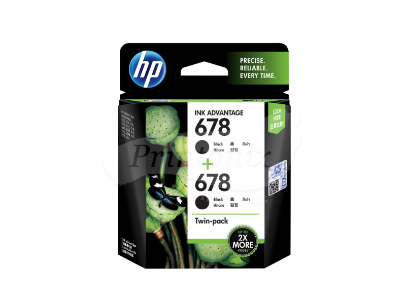 HP 678 Twin Pack (Black x 2)