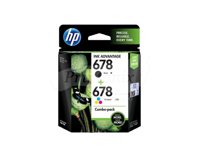 HP 678 Combo Pack Original Ink Cartridge