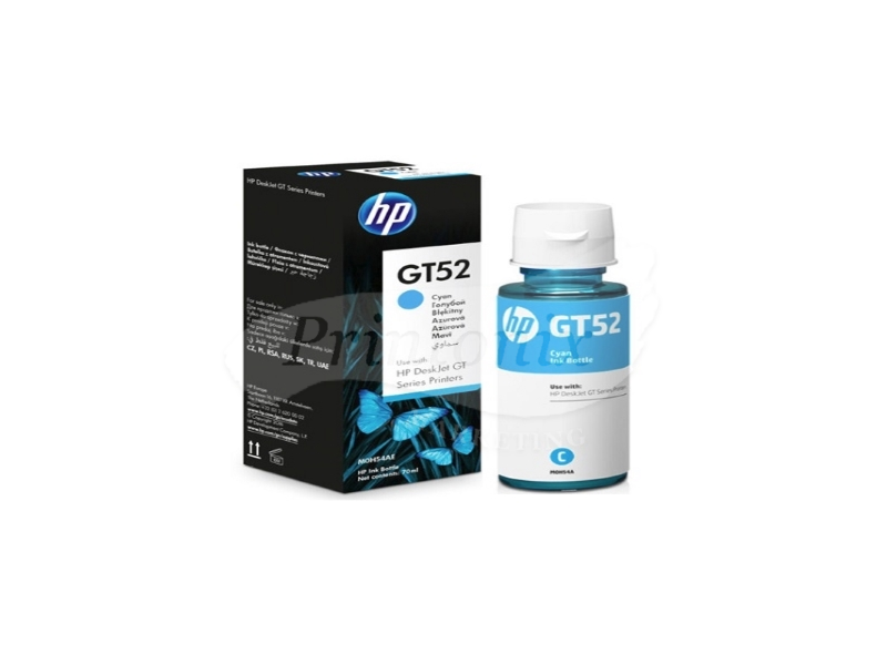 HP GT52 Cyan Original Ink Bottle