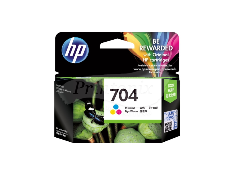 HP 704 Tri color Ink Cartridge