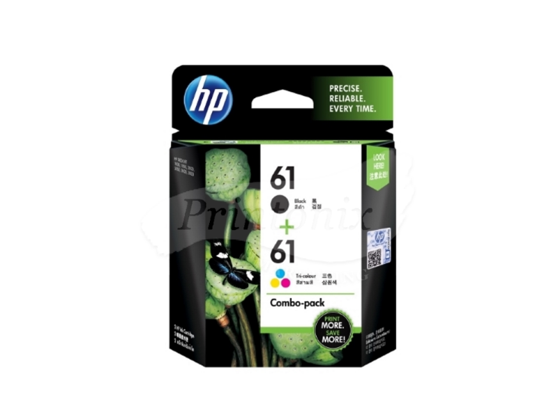 HP 61 Ink Cartridge Combo Pack