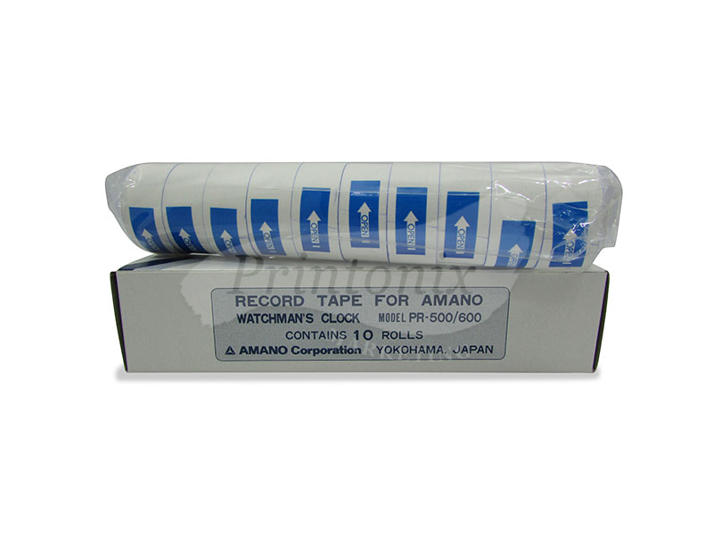 Record Tape for Amano Watchman clock PR-500/ PR-600 (10Rolls)