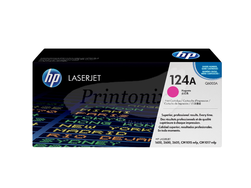 HP Q6003A (124A) Magenta Toner Cartridge