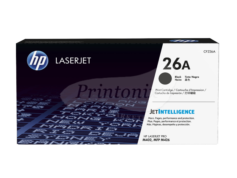 HP CF226A Black (26A) LaserJet Original Toner Cartridge