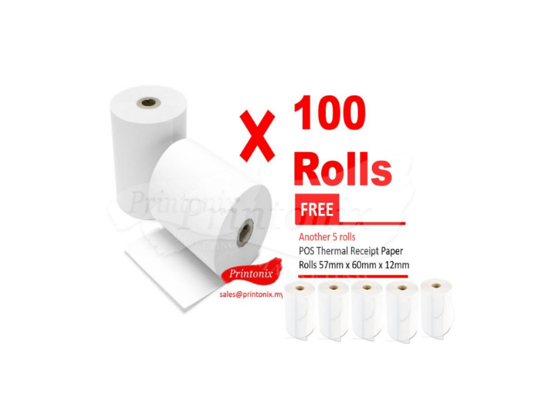 Thermal Paper Roll 576012 (1 ctn X 100 ROLLS)