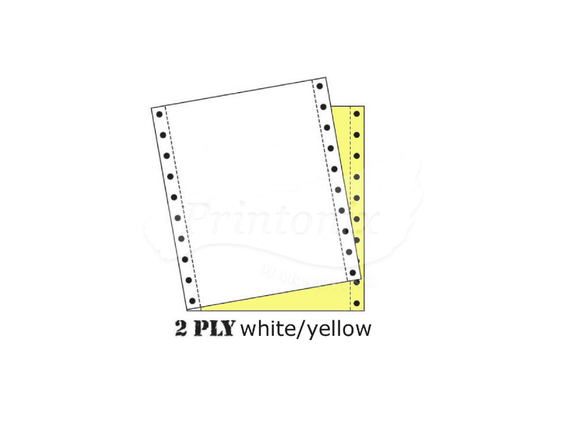 Computer Form 2ply NCR Color (W/Y) 9.5 x 11 (470Sets)