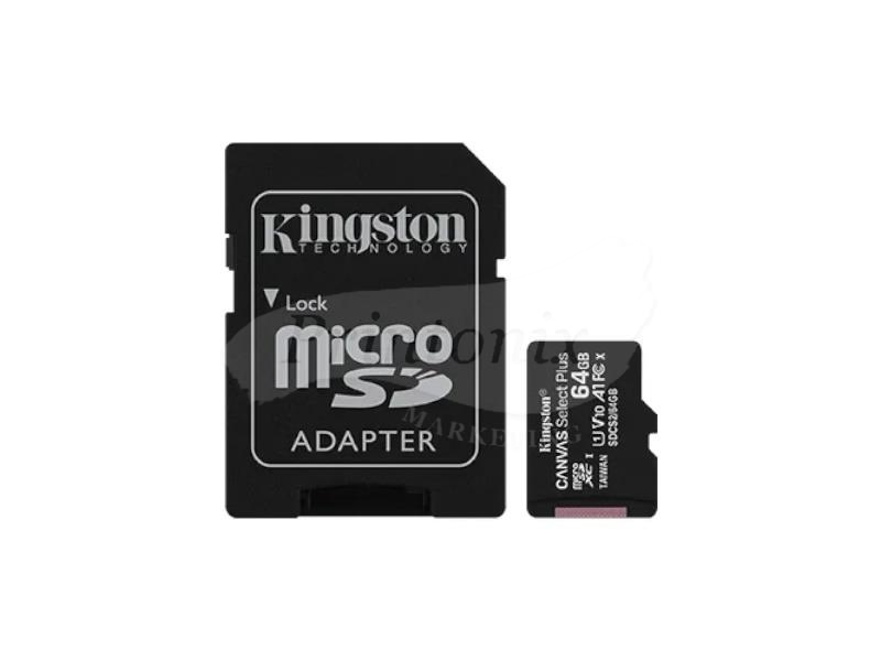 KINGSTON Canvas Select Plus 64GB Class 10 UHS-I U1 microSDHC/SDXC