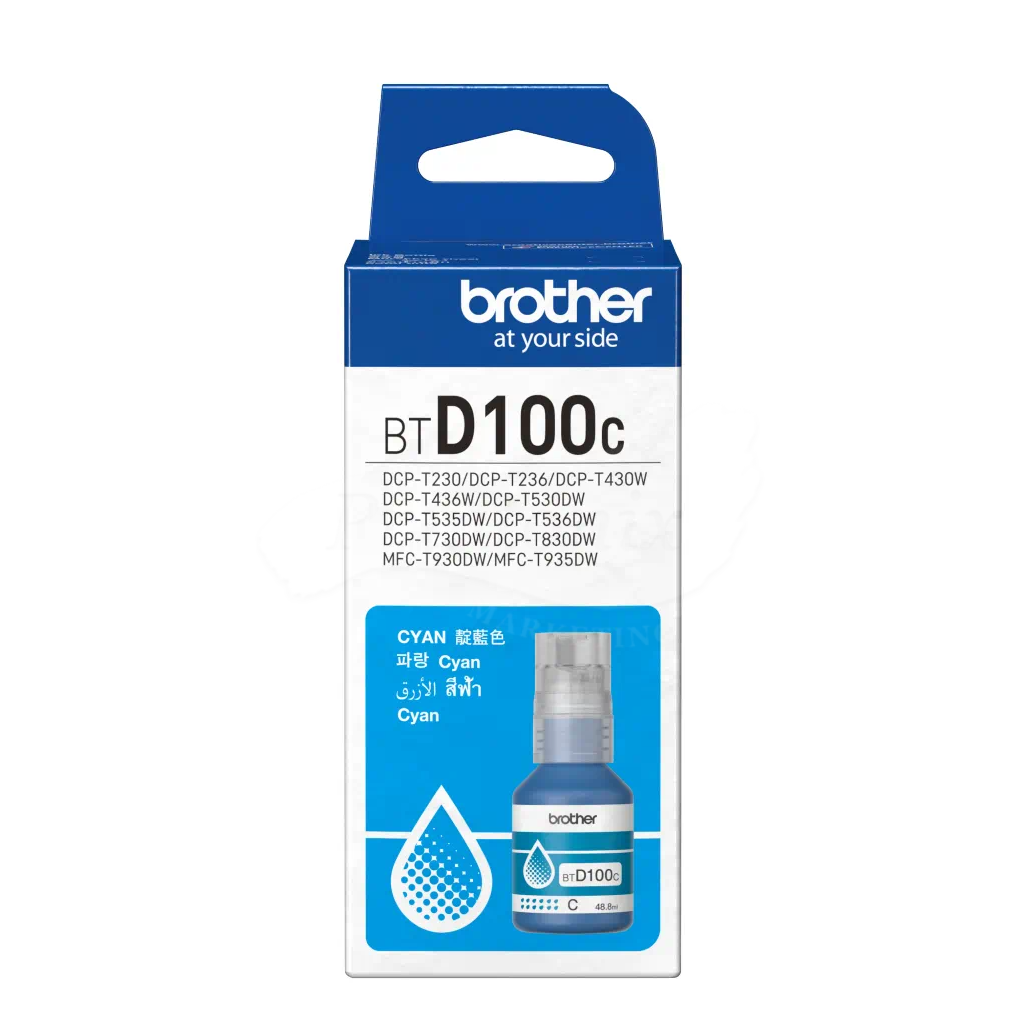 Brother BTD100 Cyan Ink Bottle